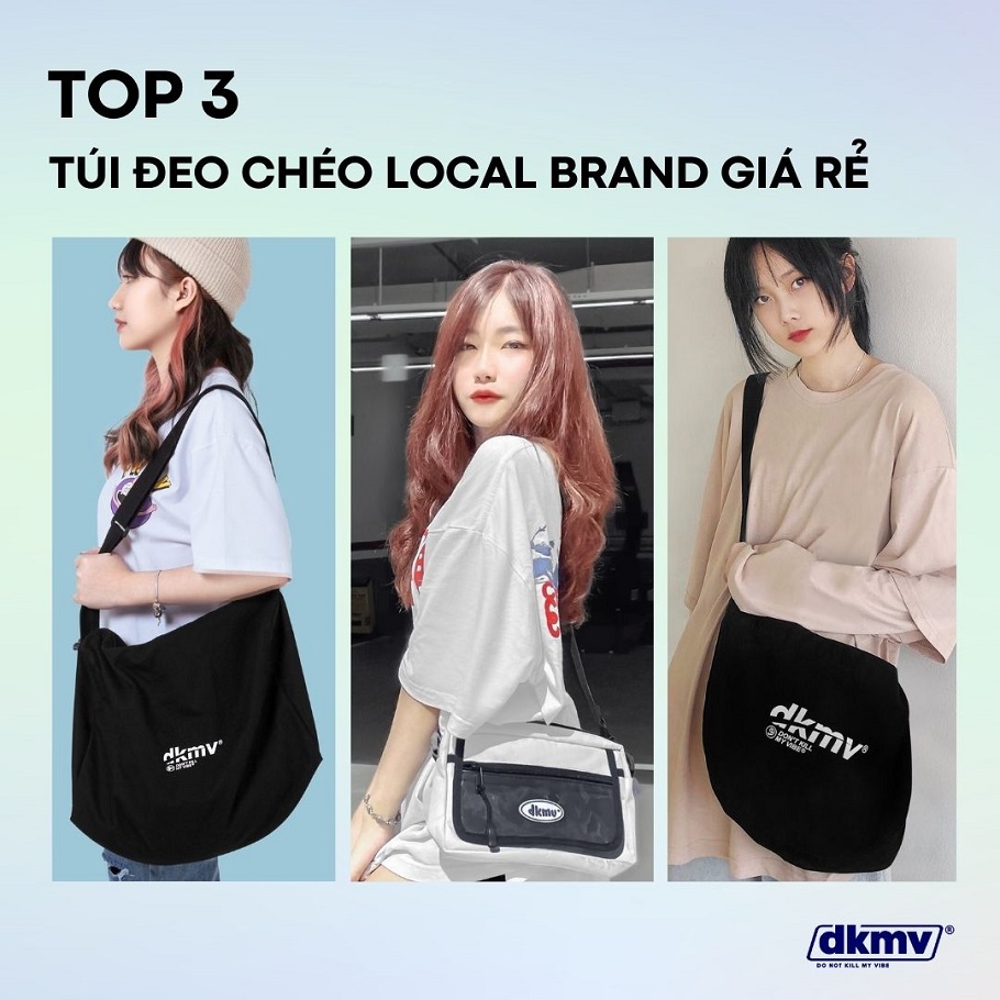 Top 3 Túi đeo chéo Local Brand giá rẻ không muốn bỏ lỡ