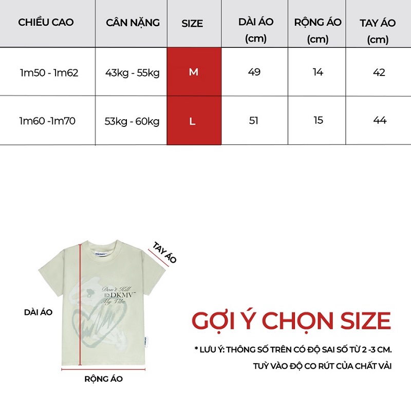 áo baby tee local brand nữ tay ngắn dkmv