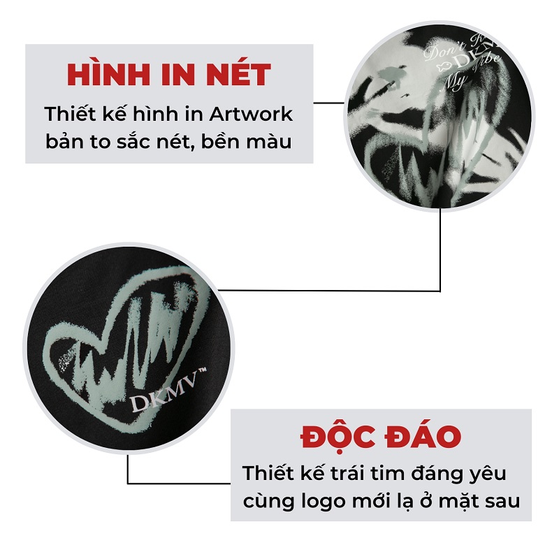 áo baby tee local brand nữ tay ngắn dkmv