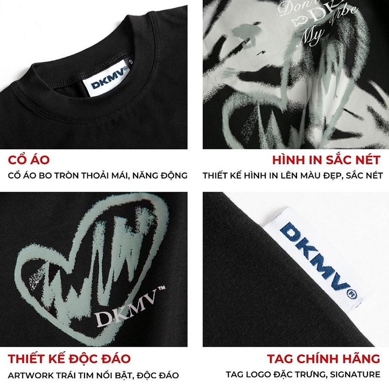 áo baby tee local brand nữ tay ngắn dkmv