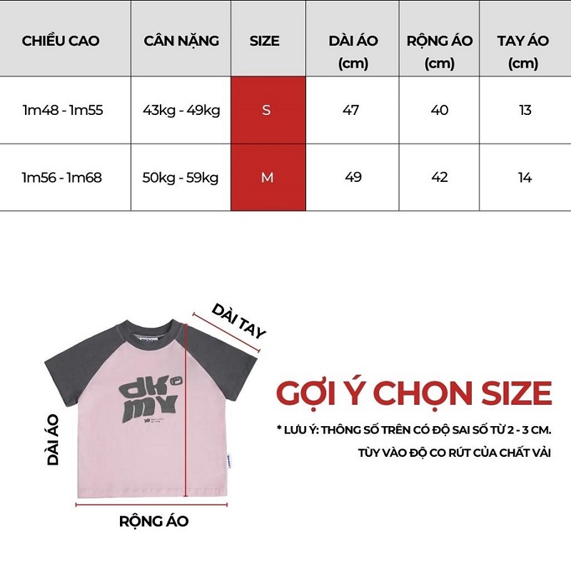 áo baby tee local brand tay ngắn raglan dkmv streetwear