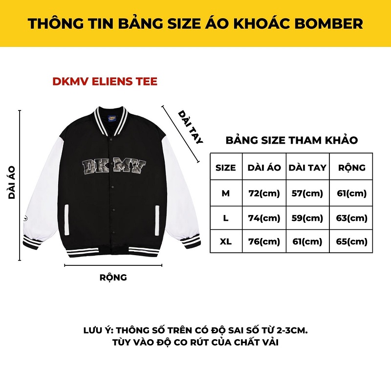 áo khoác bomber local brand vải dù dkmv