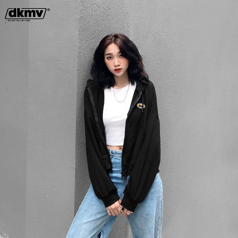 áo khoác hoodie zip đẹp giá rẻ dkmv streetwear