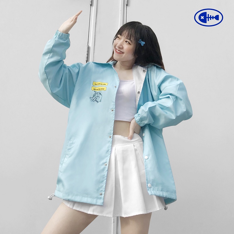 áo khoác local brand đẹp vải dù dkmv
