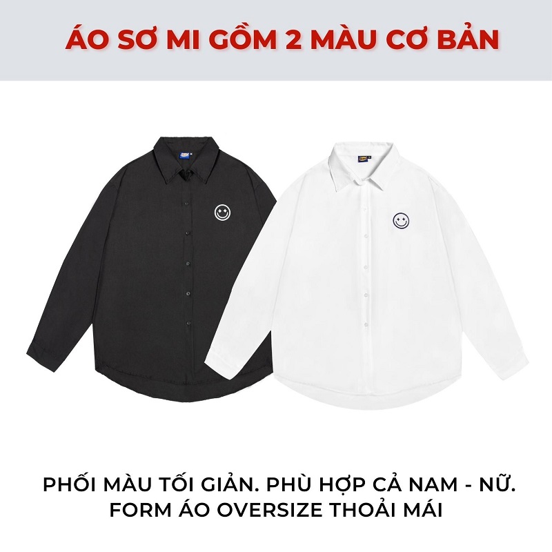 áo sơ mi dài tay local brand màu trắng dkmv