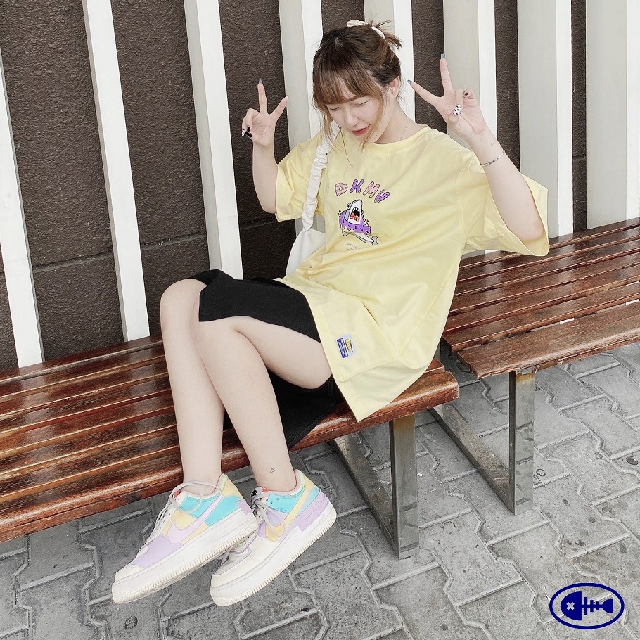 áo thun local brand nữ giá rẻ dkmv donut tee