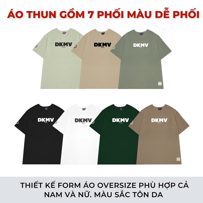 áo thun local brand form rộng nhiều màu dkmv