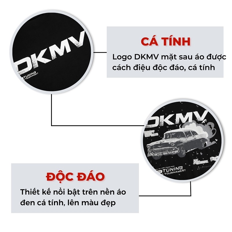 áo thun local brand form rộng tay lỡ cá tính dkmv