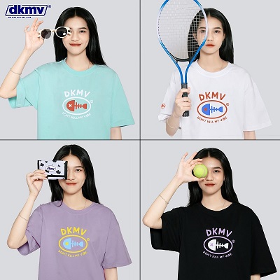 áo thun local brand giá rẻ dkmv logo color tee streetwear