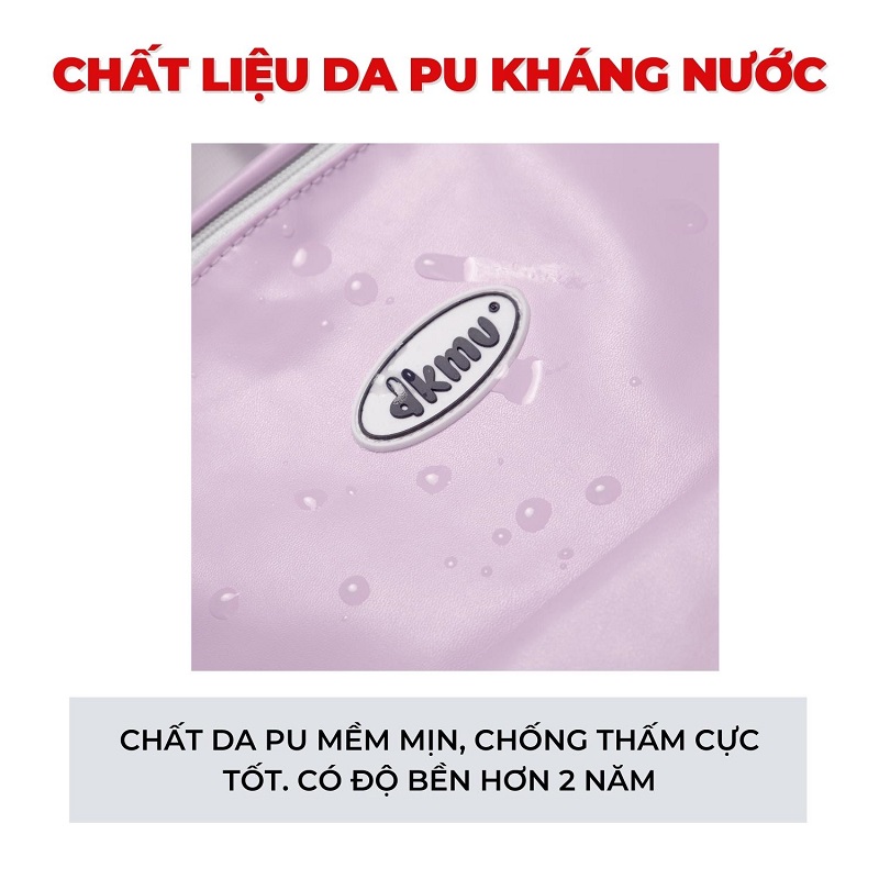 balo da đi học local brand màu tím dkmv