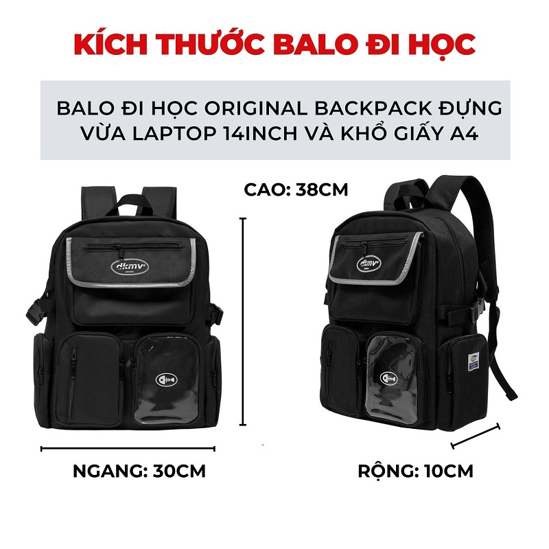 balo đi học local brand đẹp DKMV Original Backpack