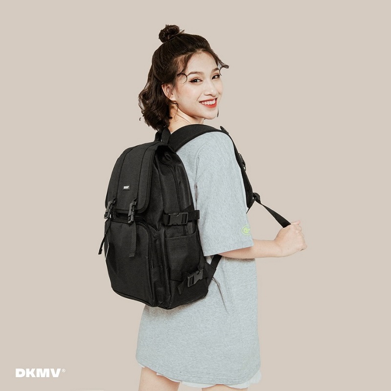 balo Local Brand đi học giá rẻ Basic Rubber Tag Backpack