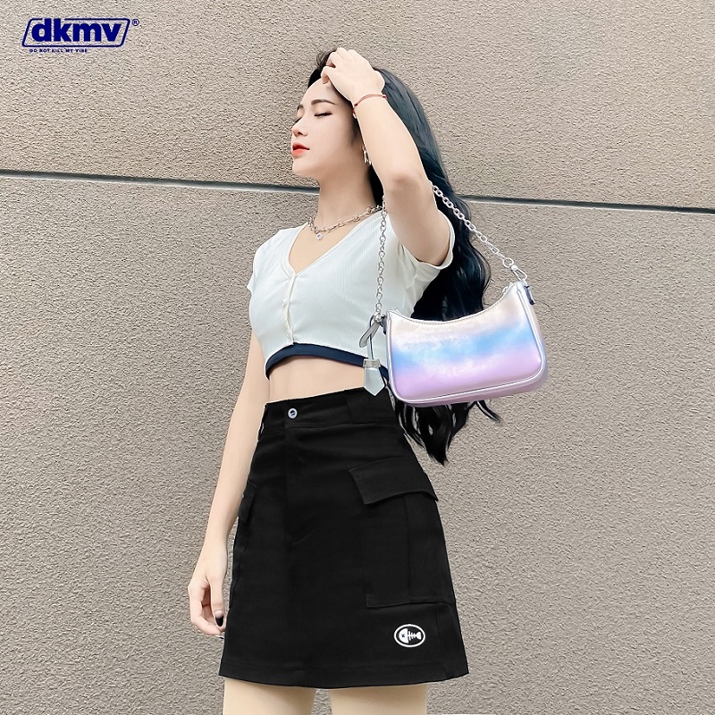 chân váy chứ a đẹp màu đen odette skirt