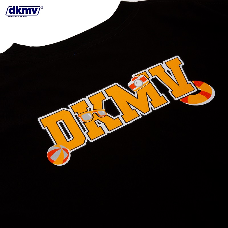 chi tiết áo thun local brand dkmv swag fish tee streetwear