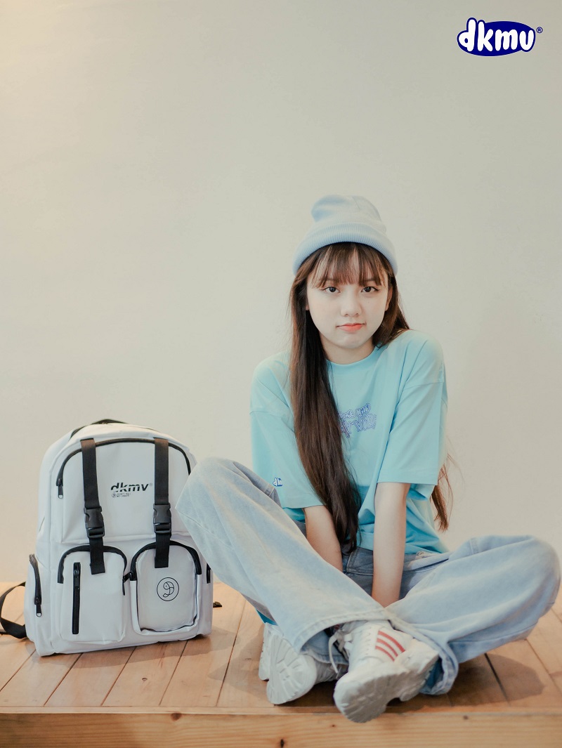 Backpack Local Brand giá rẻ đẹp - DKMV Logo Backpack - White