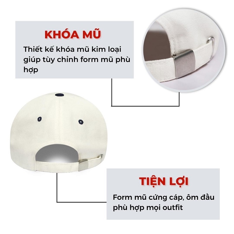 mũ lưỡi trai local brand đẹp màu xanh đen dkmv