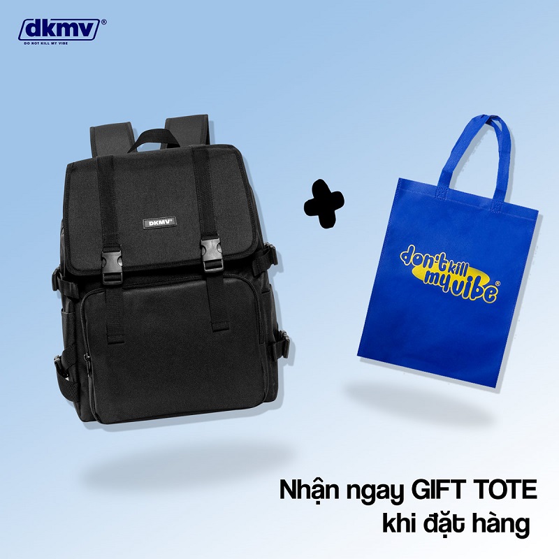balo Local Brand đi học giá rẻ Basic Rubber Tag Backpack