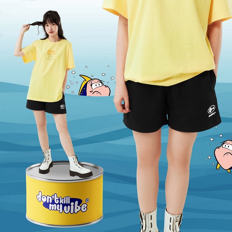 quần đùi thun nữ đẹp dkmv logo short local brand