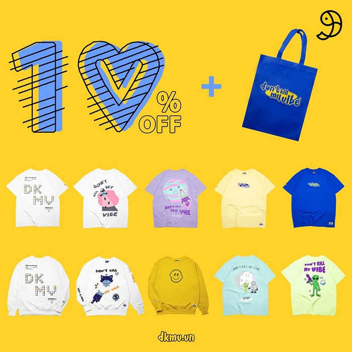 Túi tote của DKMV - Local brand streetwear - unisex tốt nhất Viet Nam