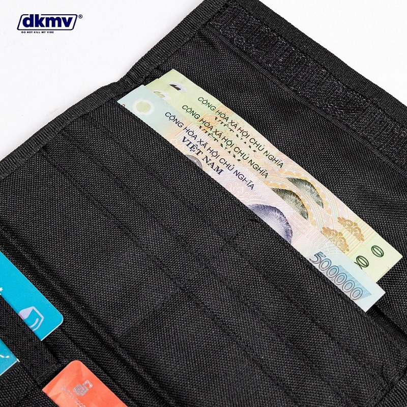 ví dài local brand giá rẻ DKMV Long Wallet Logo