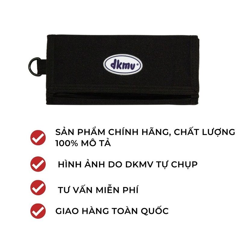 ví dài local brand giá rẻ DKMV Long Wallet Logo