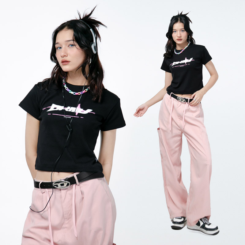 K15-T11 Baby Tee Simple Vibe