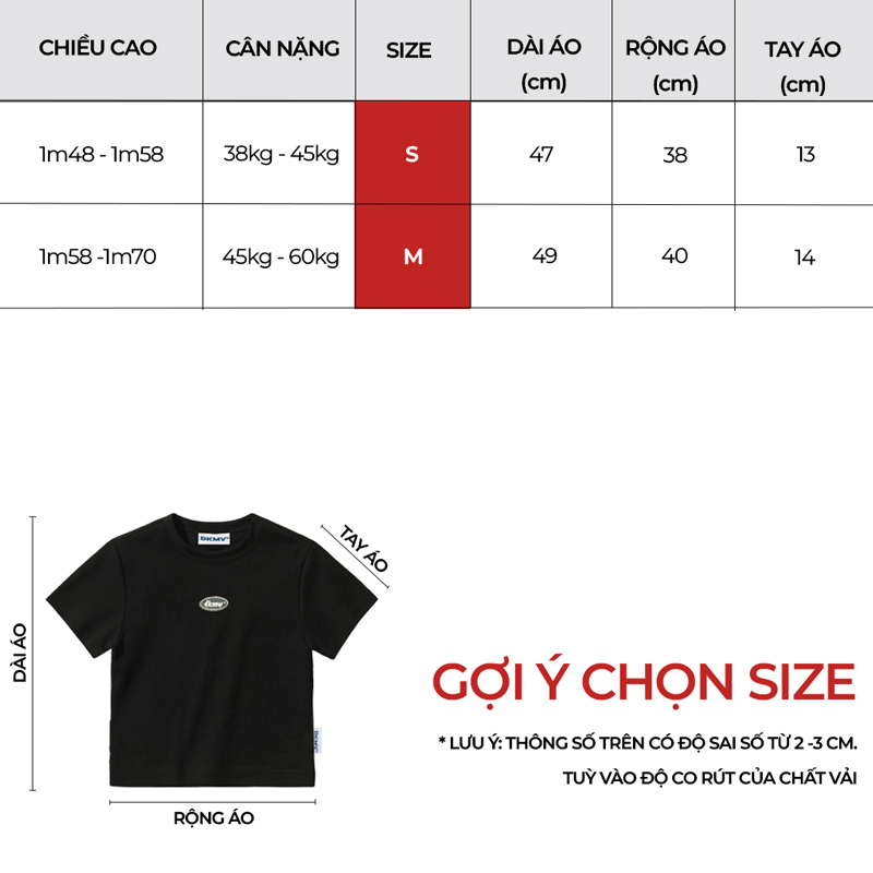 Áo baby tee local brand nữ DKMV