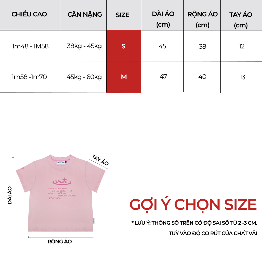 áo thun local brand nữ DKMV Baby tee