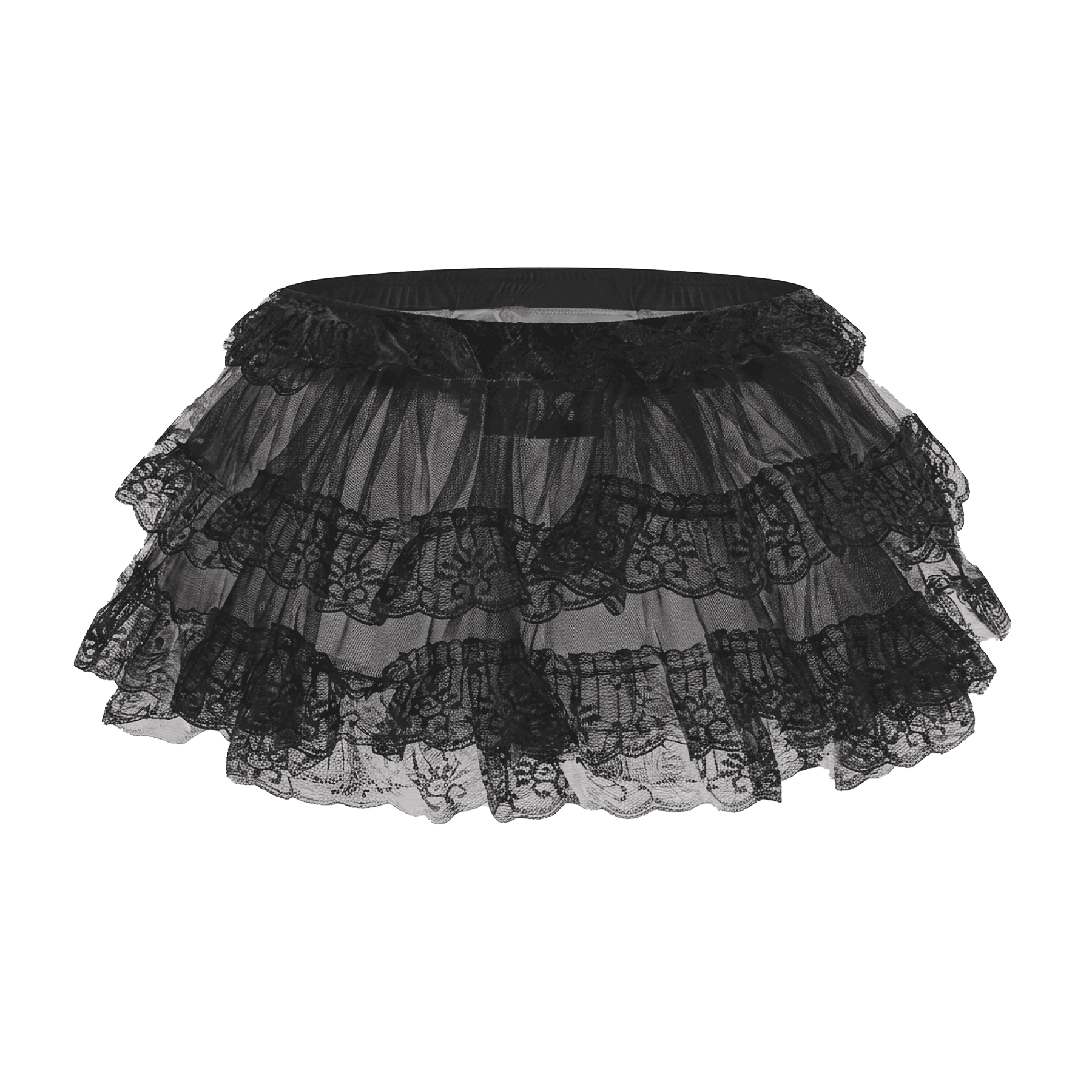 Chân váy xuyên thấu ballet nữ DKMV viền ren Cotton Candy Ballet Skirt