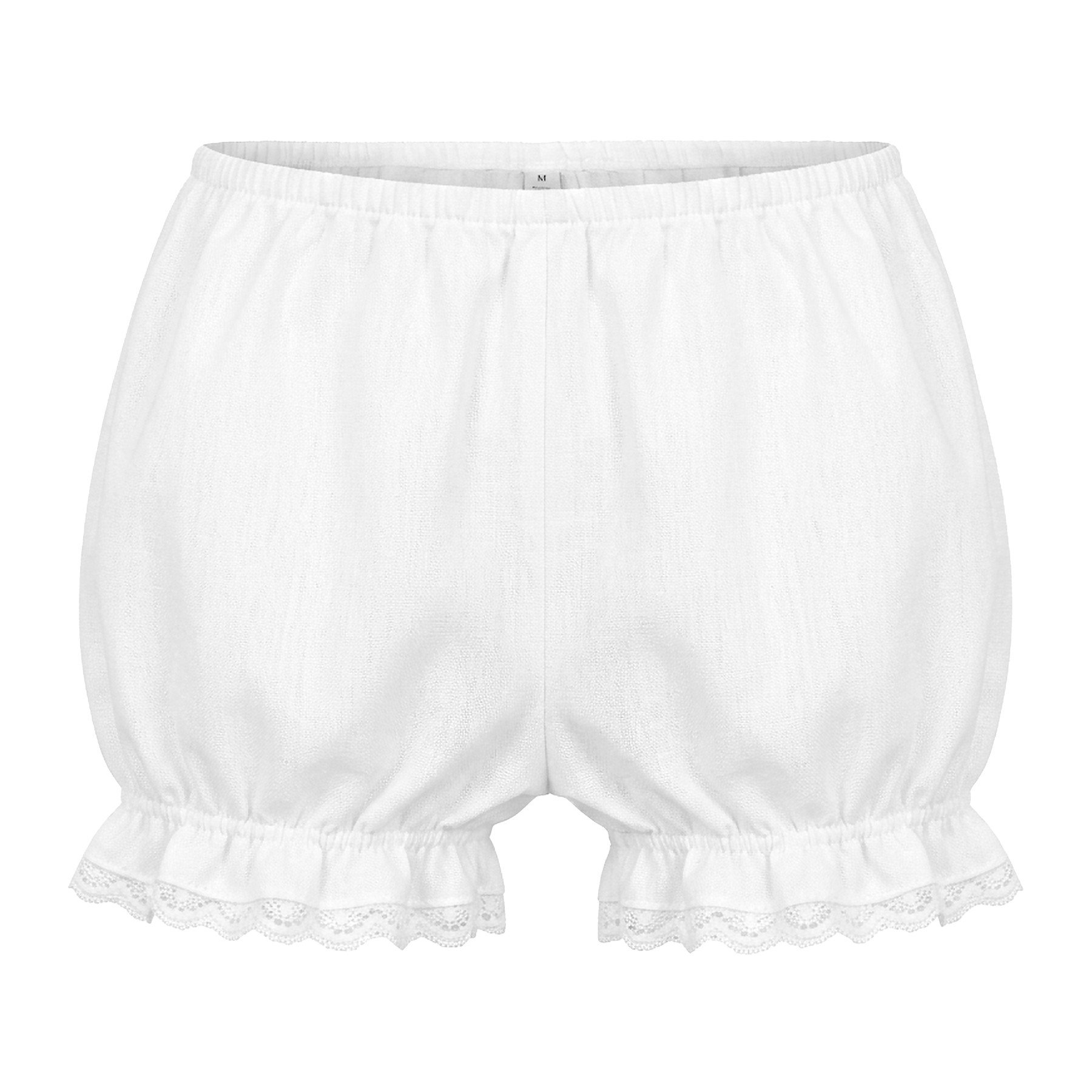 Đầm babydoll trắng cổ sen sát nách DKMV phối ren