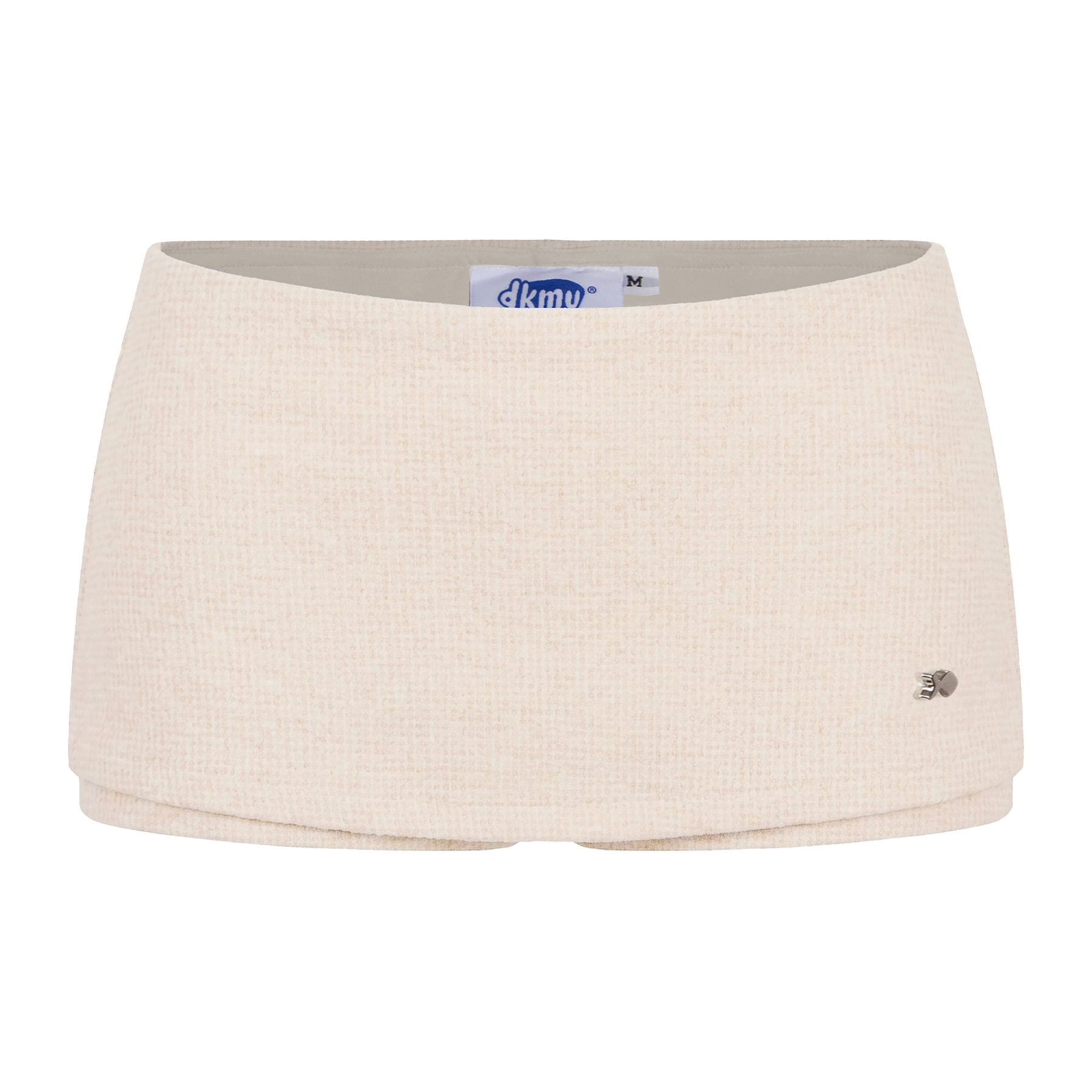 Quần váy nữ ngắn ôm nhẹ nhàng DKMV lưng thấp thun tweed