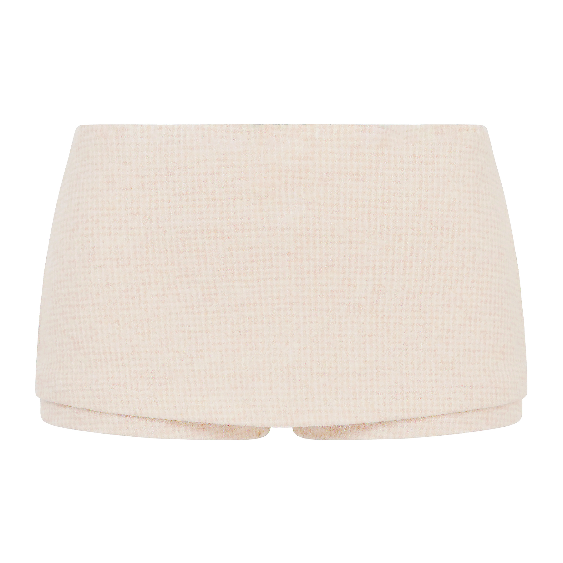 Quần váy nữ ngắn ôm nhẹ nhàng DKMV lưng thấp thun tweed