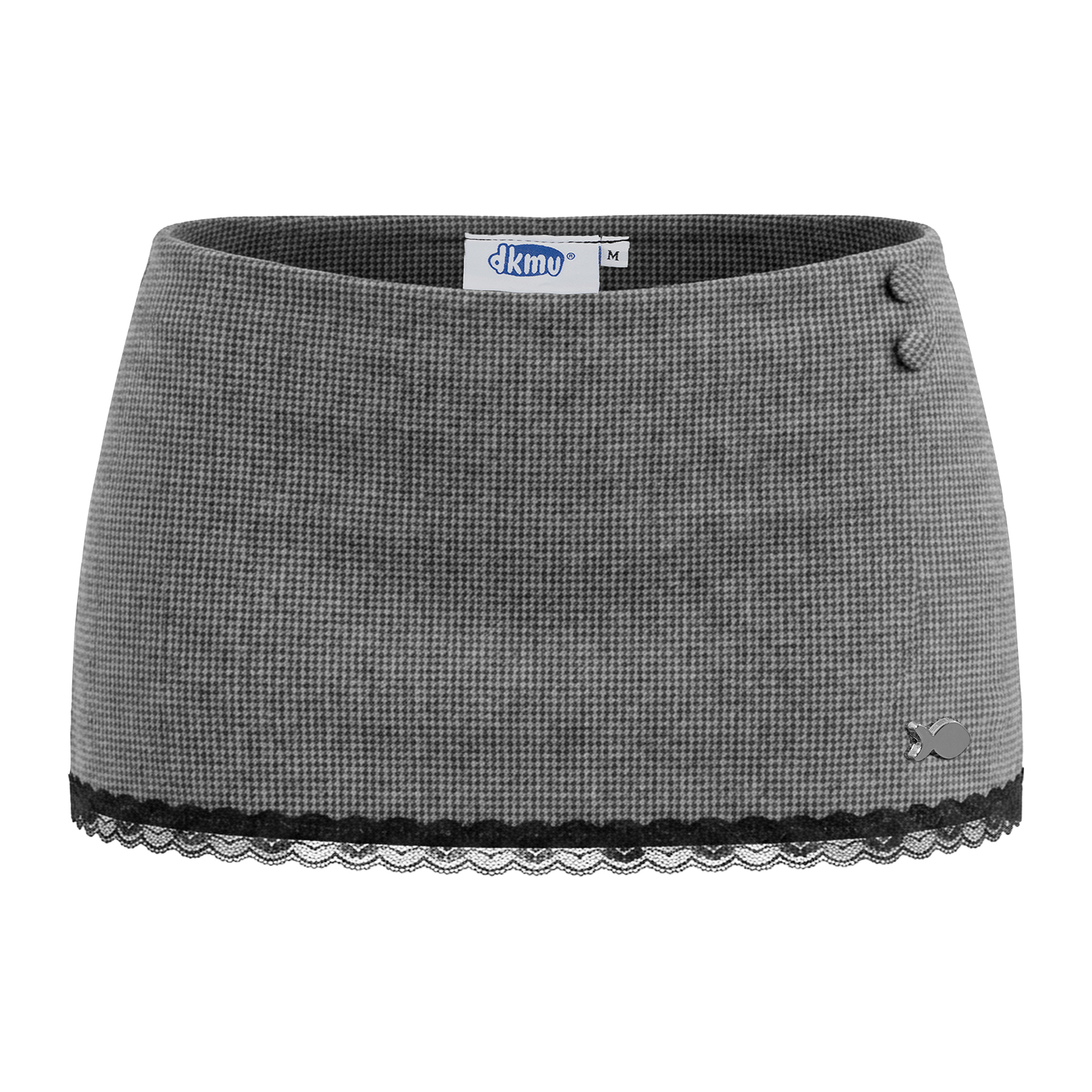 Set áo váy nữ dáng 2 dây ôm DKMV sọc caro đính ren đen
