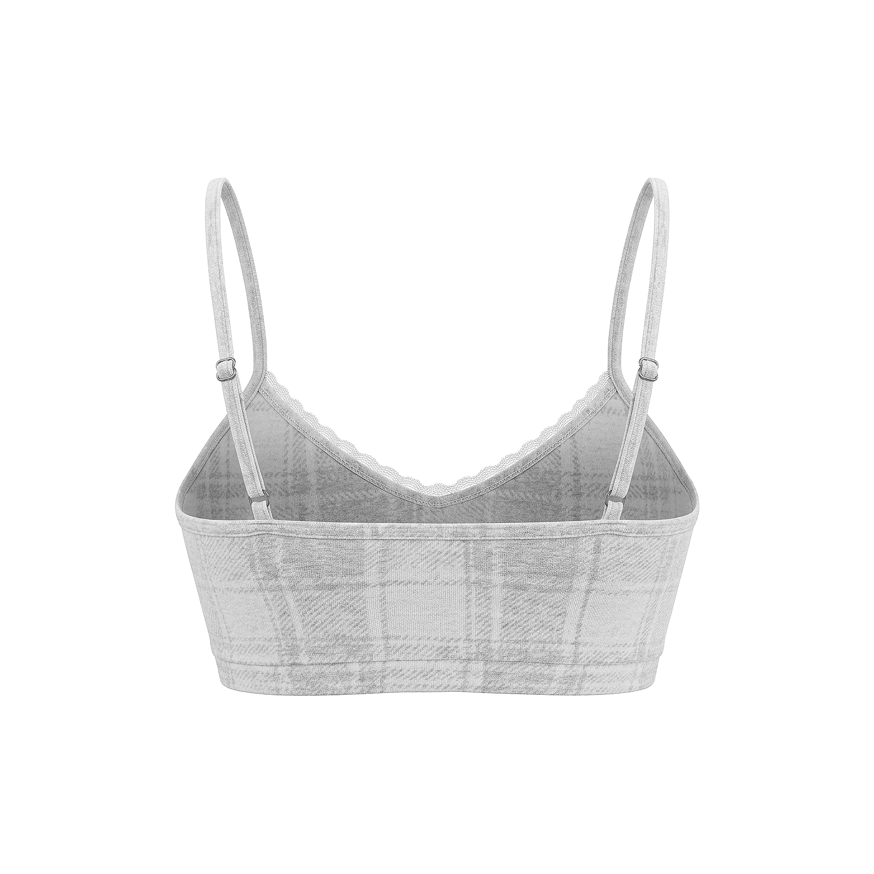 Set áo croptop chân váy kiểu nữ DKMV tay dài hoạ tiết caro