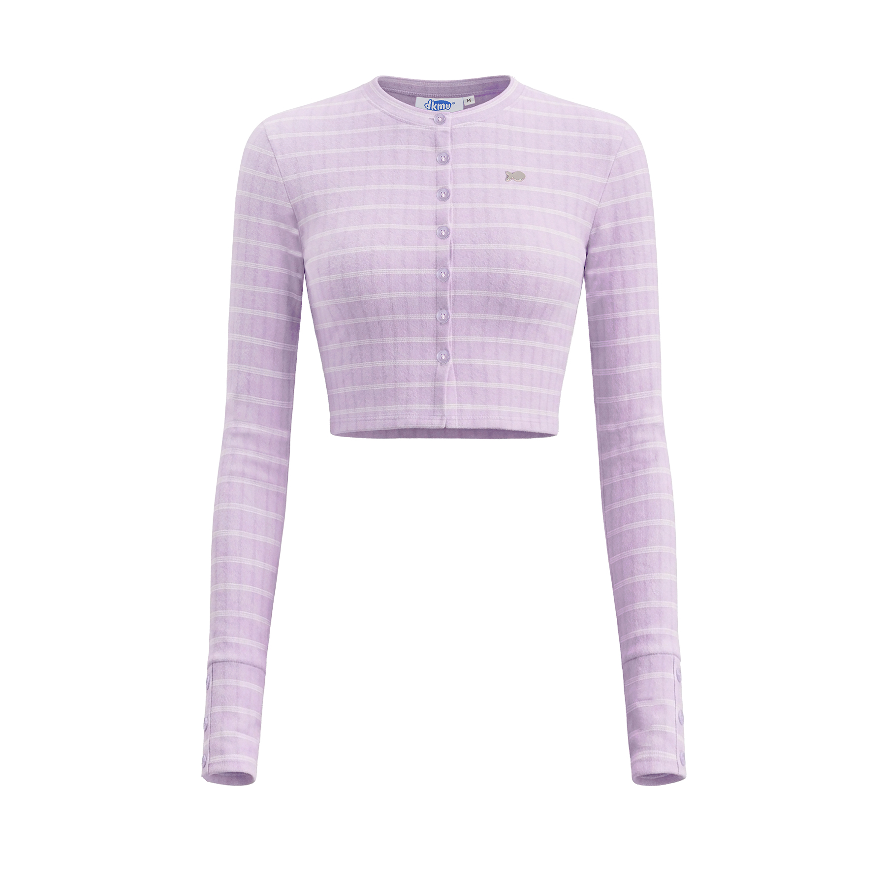 Set áo croptop và chân váy ngắn DKMV len lông thỏ kẻ caro