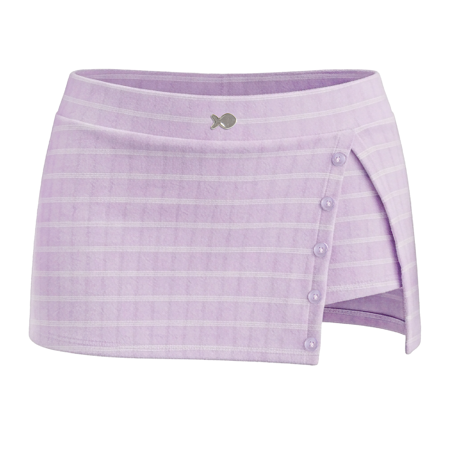 Set áo croptop và chân váy ngắn DKMV len lông thỏ kẻ caro