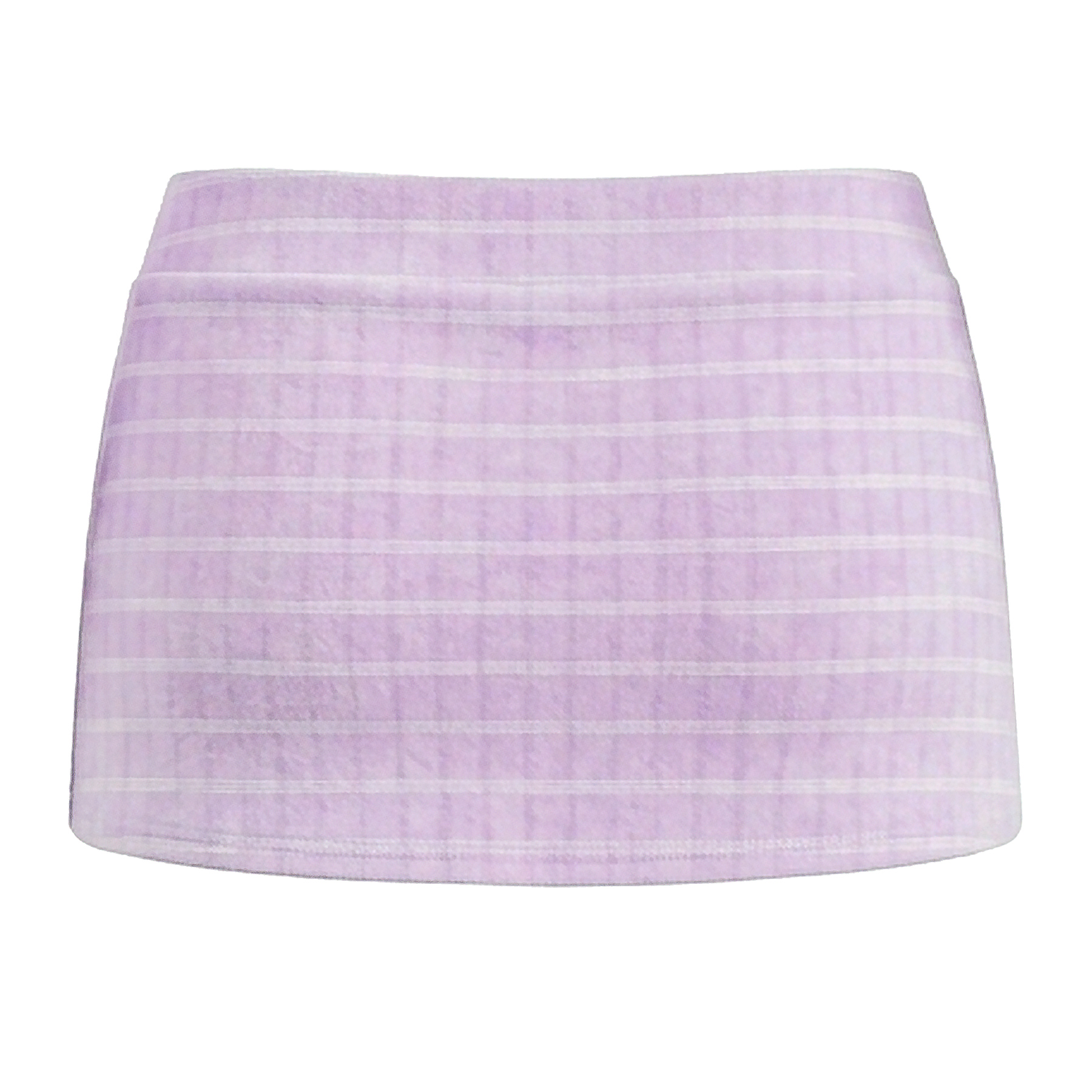 Set áo croptop và chân váy ngắn DKMV len lông thỏ kẻ caro