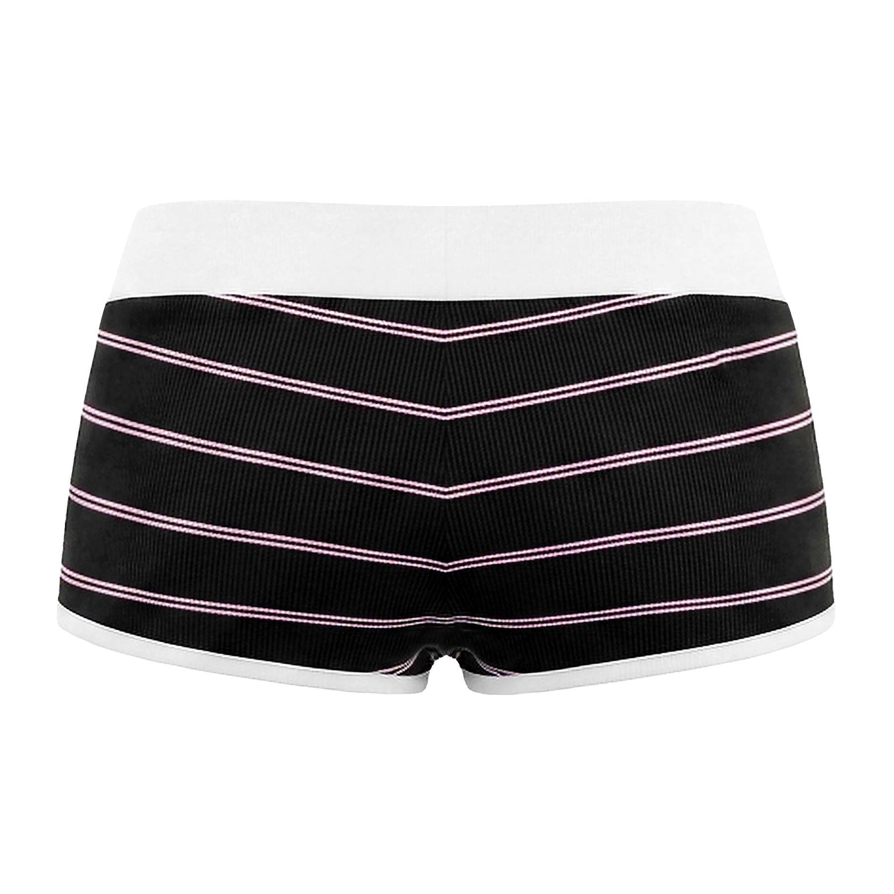 Set đồ nữ áo croptop quần đùi cạp trễ DKMV cổ sen sọc ngang