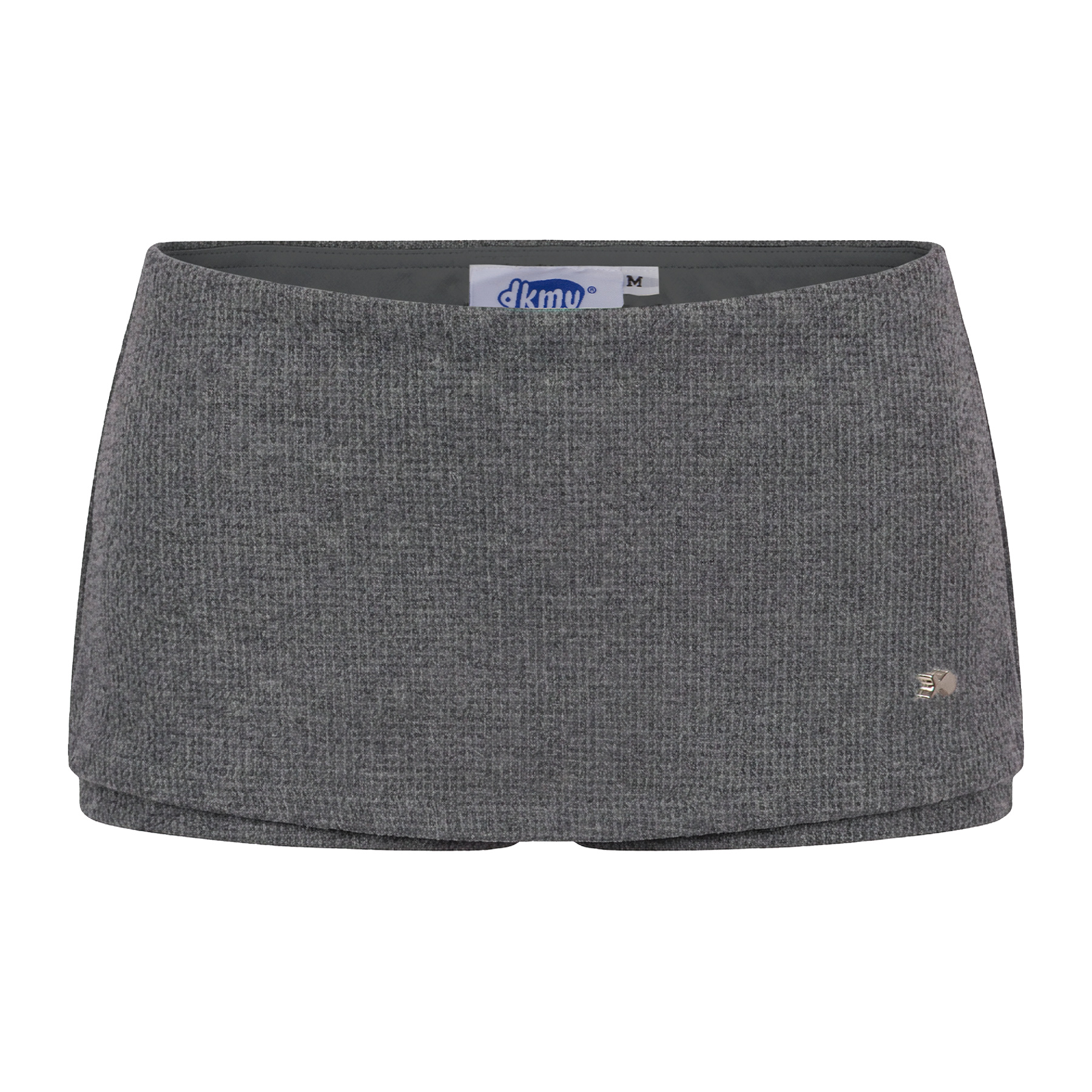 Váy quần ngắn nữ cạp trễ ôm DKMV logo cá chất thun tweed