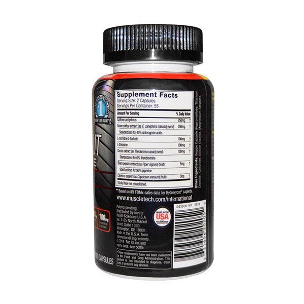 Viên Uống Đốt Mỡ Giảm Cân MuscleTech Hydroxycut Hardcore Elite 110 Viên