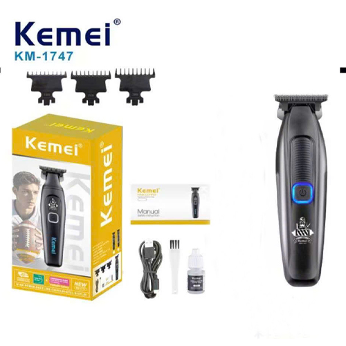 Tông đơ cắt tóc viền kemei KM-1747 sử dụng sạc USB