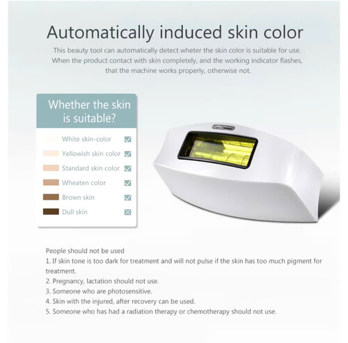 Máy triệt lông laser Epilator KM-6812 Kemei laser hair remover