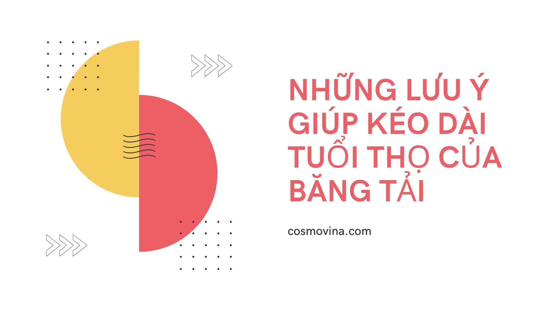 Những lưu ý giúp kéo dài tuổi thọ của băng tải ai cũng cần phải biết