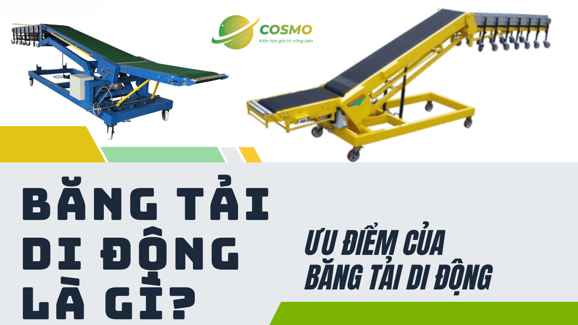 Băng tải di động là gì? Ưu điểm của băng tải di động