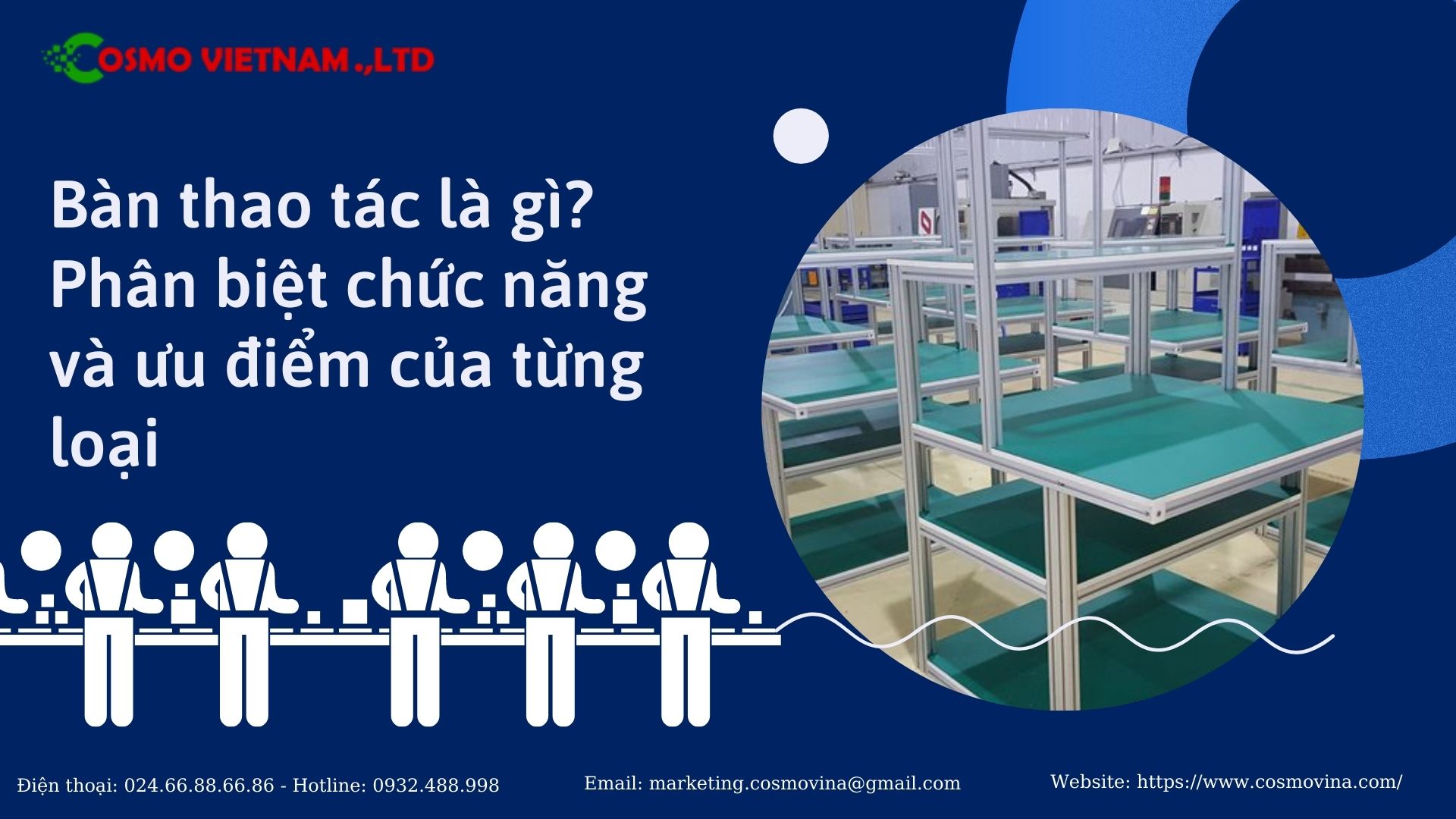 Bàn thao tác là gì? Phân biệt chức năng và ưu điểm của từng loại
