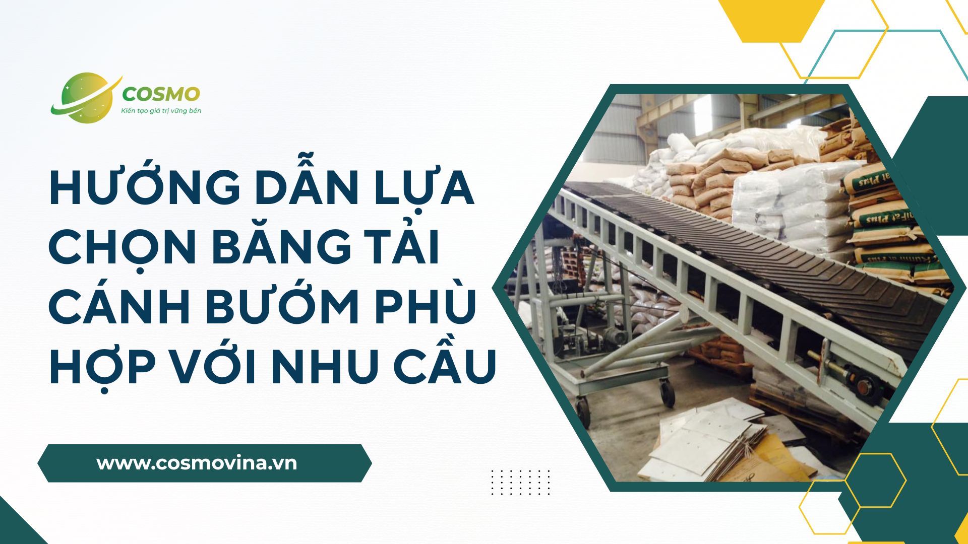 Hướng dẫn lựa chọn băng tải cánh bướm phù hợp với nhu cầu