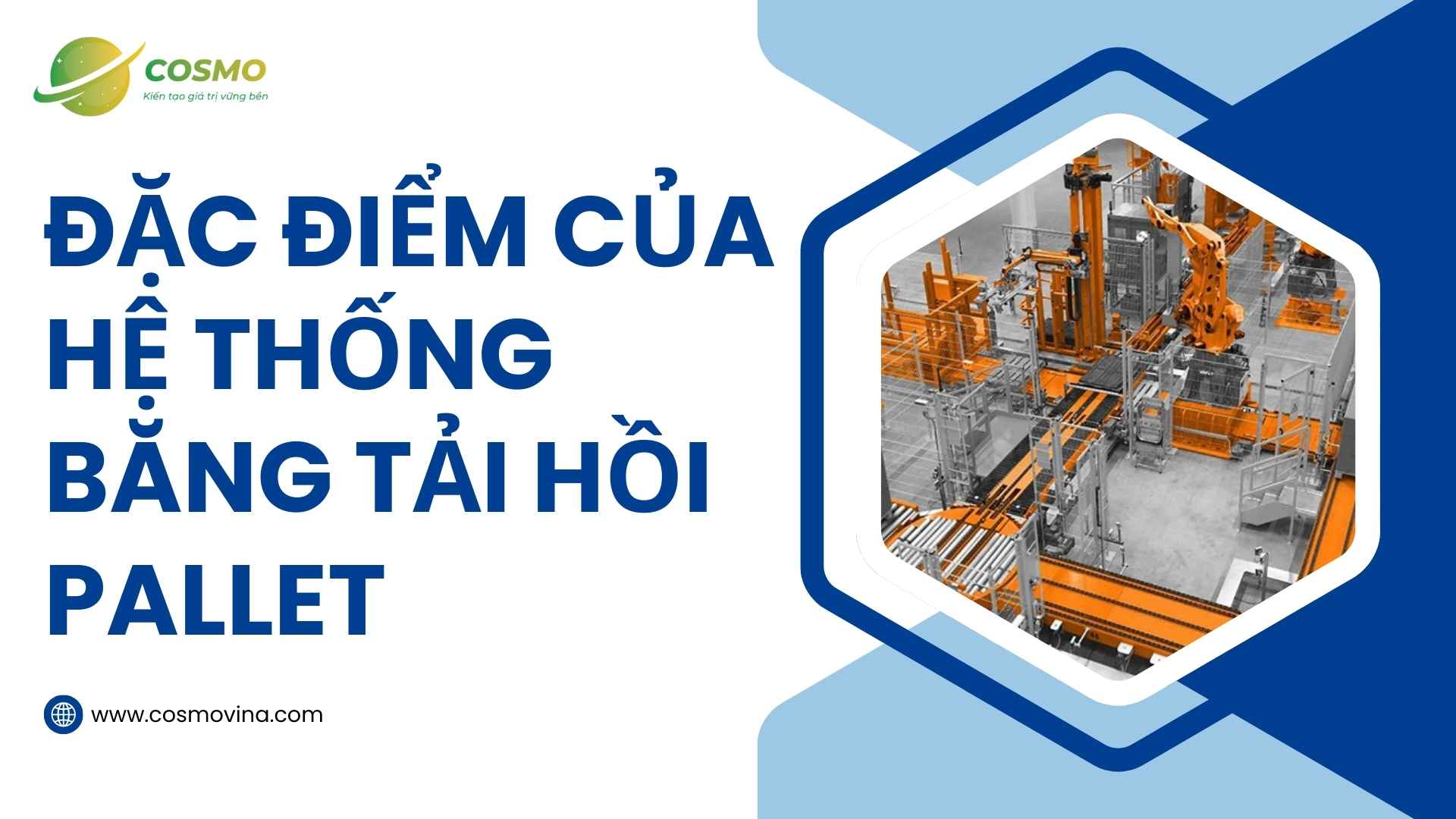 Đặc điểm của hệ thống băng tải hồi pallet