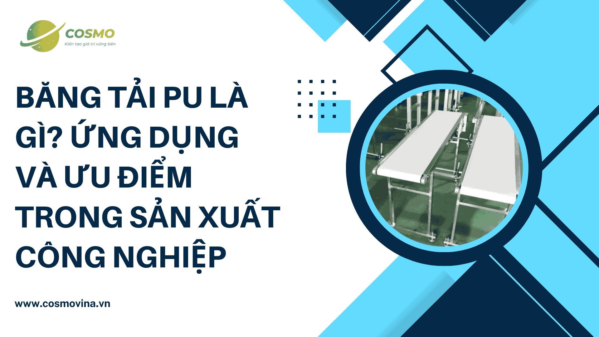 Băng tải PU là gì? Ứng dụng và ưu điểm trong sản xuất công nghiệp