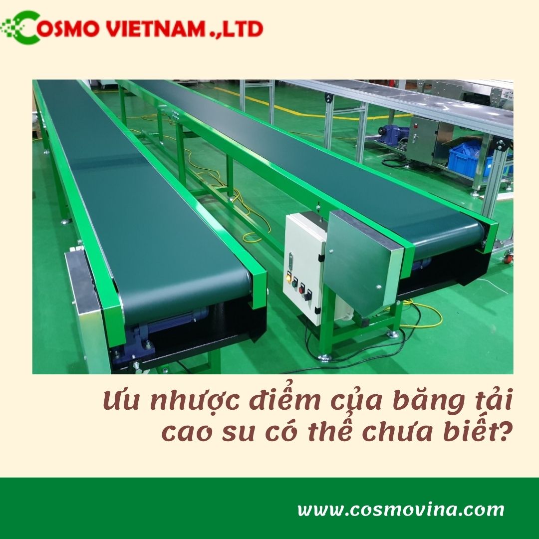 Ưu nhược điểm của băng tải cao su mà bạn chưa biết?