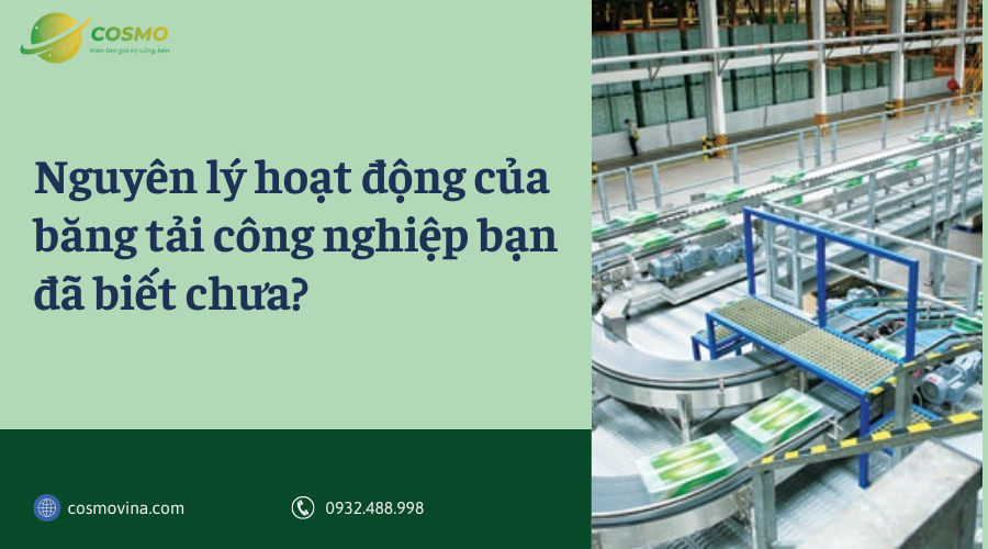 Nguyên lý hoạt động của băng tải công nghiệp bạn đã biết chưa?